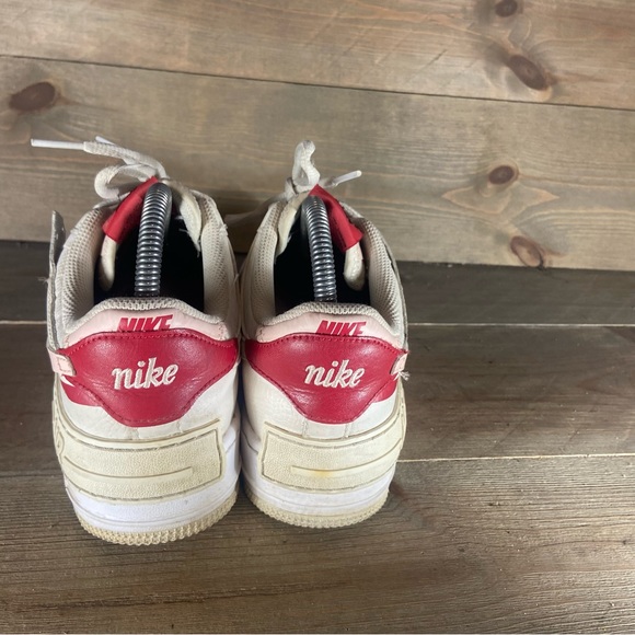 Nike Air Force one Womens size 6.5 shoes white leather low top sneakers - Picture 4 of 8